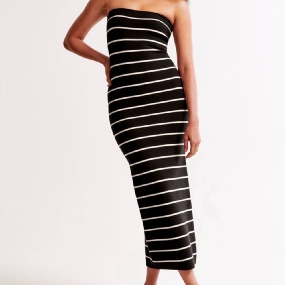 Abercrombie sweater tube midi dress